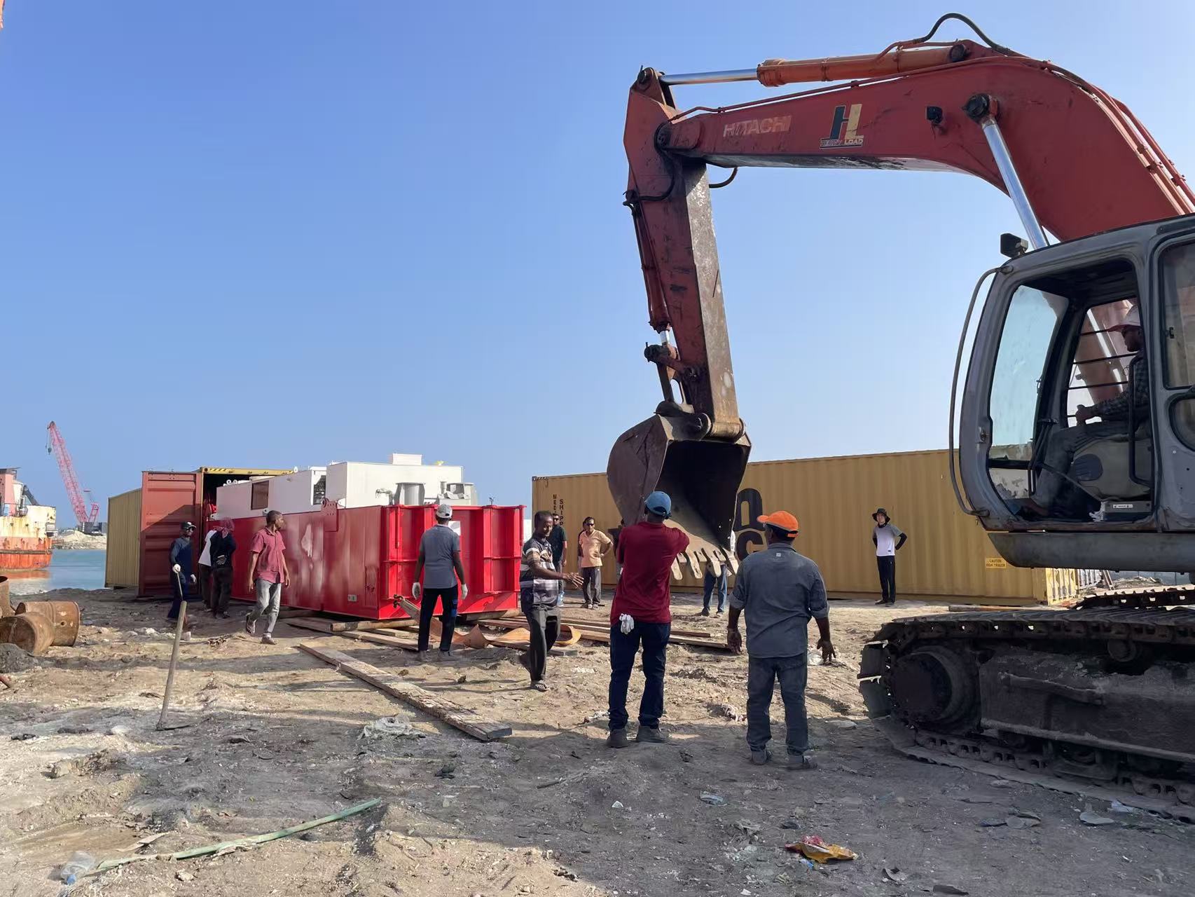 Assemblé en deux jours ! La drague suceuse à désagrégateur JMD350 atterrit aux Maldives pour des opérations de dragage