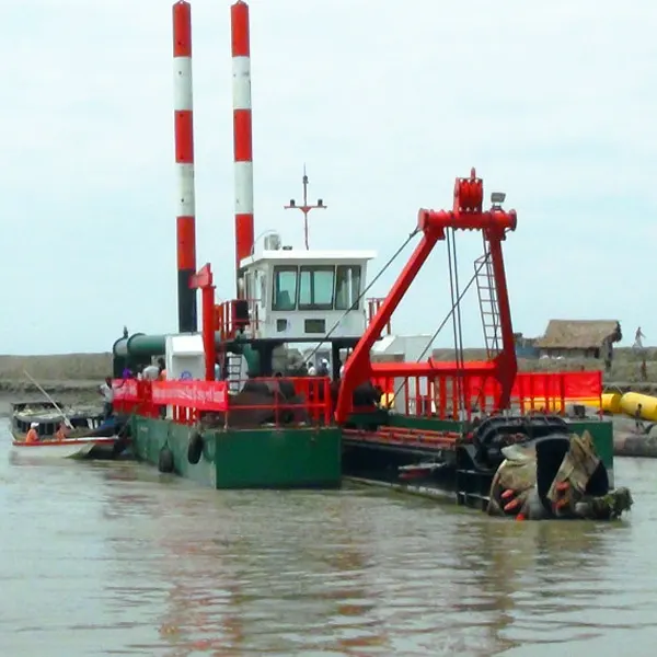 Machine de dragage de coupe de nettoyage de la rivière avec puissance de coupe 650KW Machine de dragage de coupe de nettoyage de la rivière avec puissance de coupe 650KW