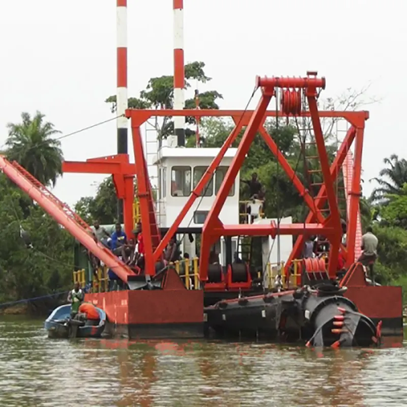 Dredger de sable de coutume de rivière pour dragage de sable de rivière